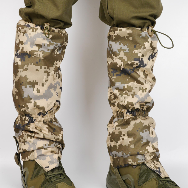 Военные тактические гамаши от дождя, грязи армейские гетры - дождевики для ног, гамаши Пиксель (KS44343544) - изображение 1