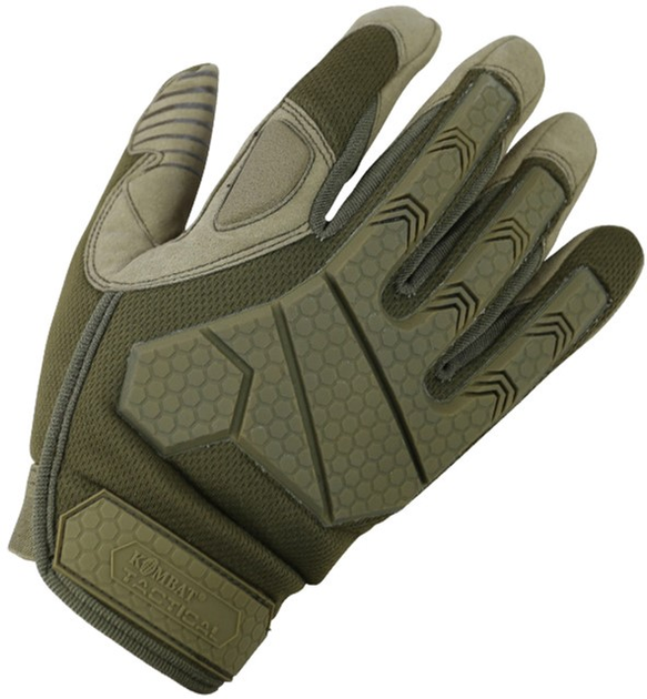 Тактичні рукавички Kombat Alpha Tactical Gloves Койот M (kb-atg-coy-m) - зображення 1