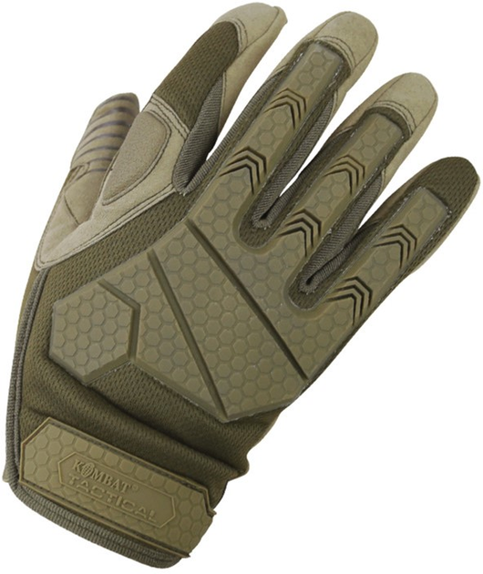 Тактичні рукавички Kombat Alpha Tactical Gloves Койот XL (kb-atg-coy-xl) - зображення 2