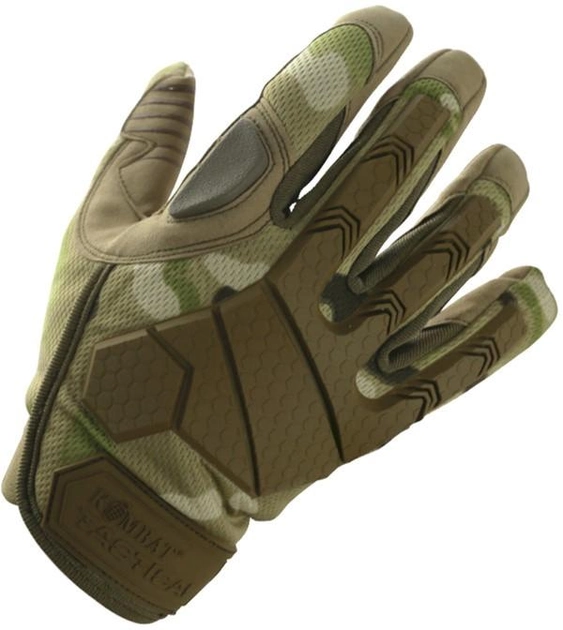 Тактические перчатки Kombat Alpha Tactical Gloves Мультикам L (kb-atg-btp-l) - изображение 1