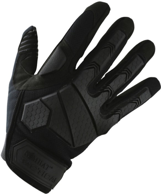 Тактичні рукавички Kombat Alpha Tactical Gloves Чорні M (kb-atg-blk-m) - зображення 1