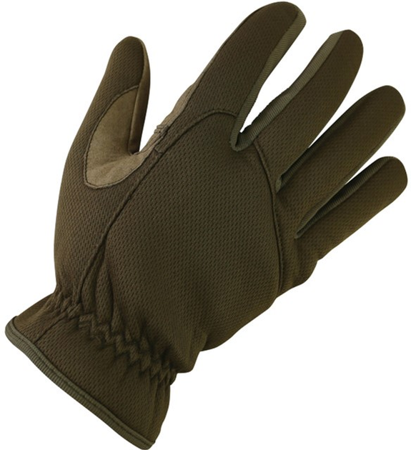 Тактичні рукавички Kombat Delta Fast Gloves Койот S (kb-dfg-coy-s) - зображення 1