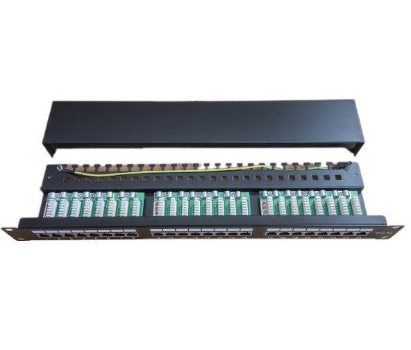 Патч-панель Kingda KD-PP30-STP-C5e-24P 19"/24xRJ45/STP/кат.5E/1U - изображение 2