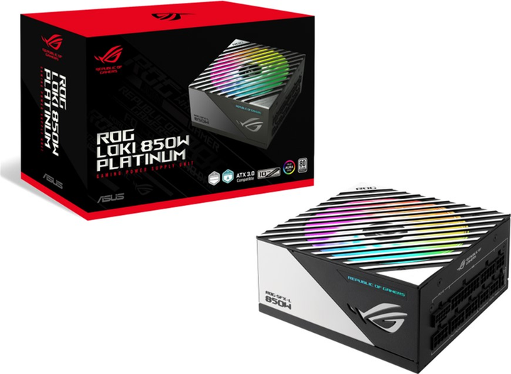 Блок питания Asus ROG Loki SFX-L 850W Platinum Black (ROG-LOKI-850P-SFX-L-GAMING) - изображение 10