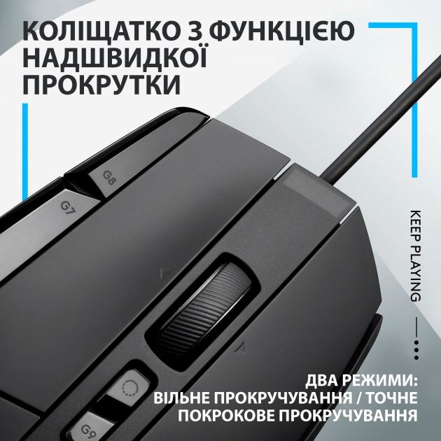 Мишка Logitech G502 X (910-006138) Black USB - изображение 3