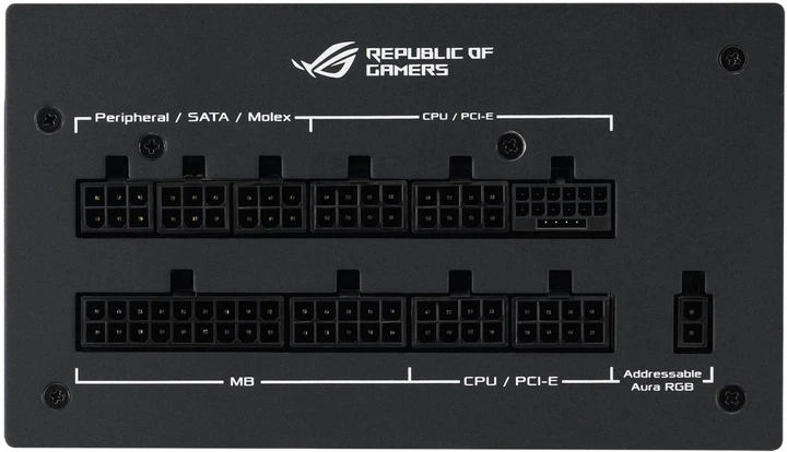Zasilacz Asus ROG Strix PCIE5 1000 W Aura Edition (ROG-STRIX-1000G-AURA-GAMING) - obraz 8