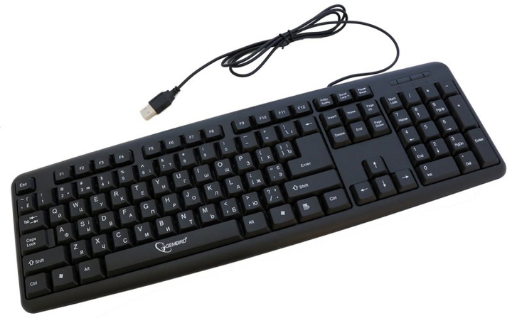 Клавиатура проводная Gembird KB-U-103-UA USB - изображение 3