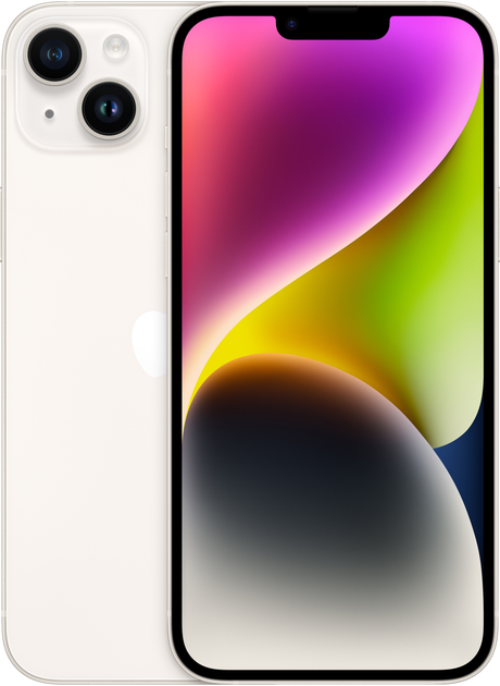 Smartfon Apple iPhone 14 Plus 256GB Starlight (MQ553) - obraz 1
