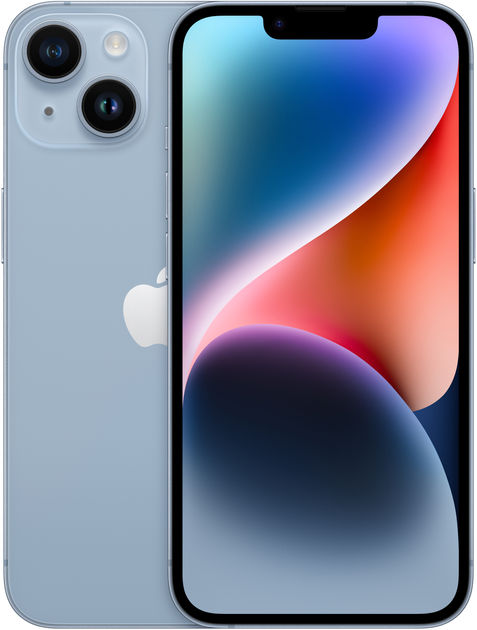 Smartfon Apple iPhone 14 256GB Niebieski (MPWP3) - obraz 1