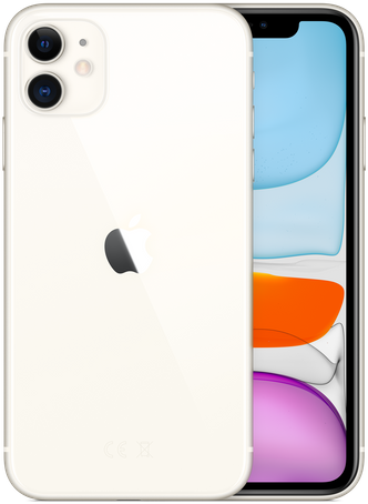 Smartfon Apple iPhone 11 128GB Biały (MHDJ3) - obraz 2