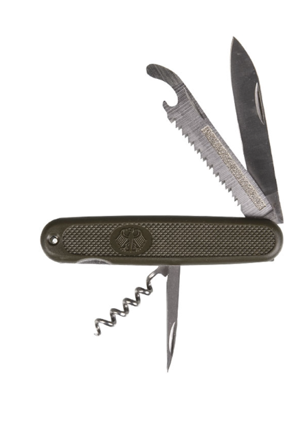 Карманний ніж Олива Mil-Tec BW Taschenmesser AA OLIV (15337000) - зображення 2
