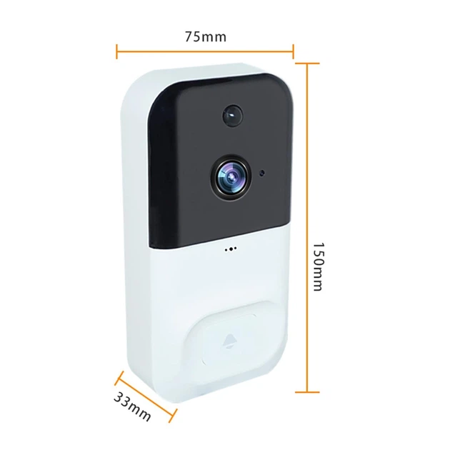 Видеокамера домофон видеоглазок беспроводная Wi Fi с приложением SMART DOORBELL №1611 - изображение 2