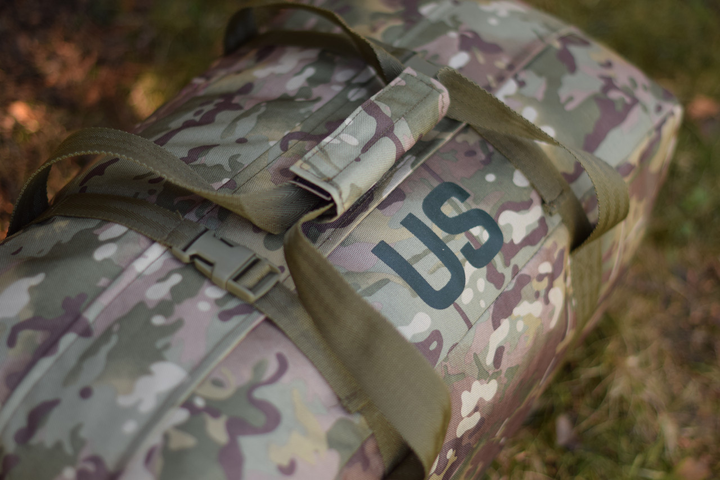 Тактична сумка баул US 65 л велика військова армійська сумка баул колір мультикам для передислокації ЗСУ - зображення 2