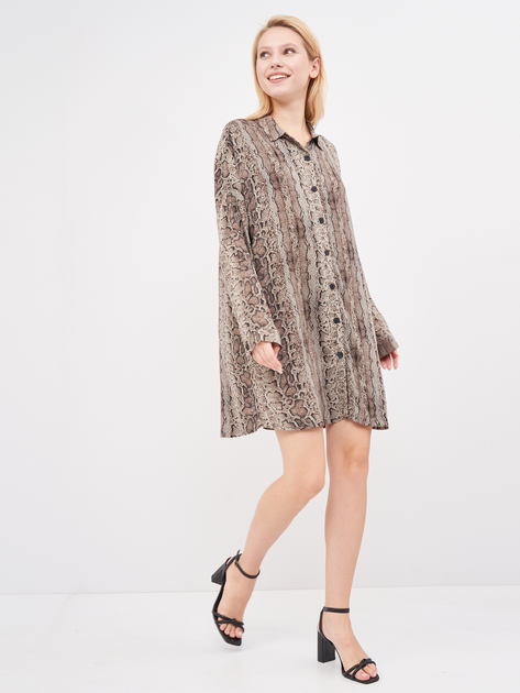 Pull and bear snake print clearance dress