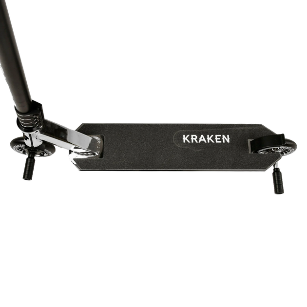 Самокат трюковий двоколісний з алюмінієвими пегами Best Scooter Kraken Чорний з білим - зображення 3
