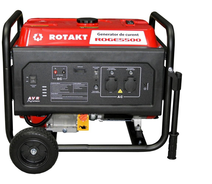 Бензиновый генератор ROTAKT ROGE5500 AVR 5,5 кВт с медной обмоткой ...