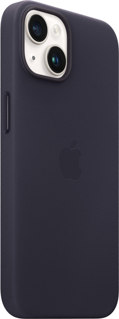 Etui Apple MagSafe Leather Case do Apple iPhone 14 Ink (MPP63) - obraz 3