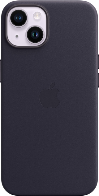 Etui Apple MagSafe Leather Case do Apple iPhone 14 Ink (MPP63) - obraz 4