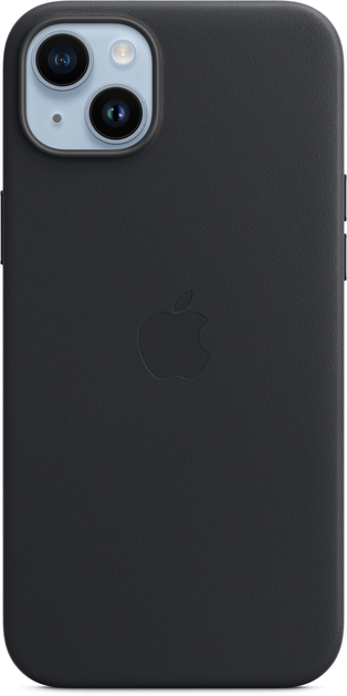 Etui Apple MagSafe Leather Case do Apple iPhone 14 Plus Midnight (MPP93) - obraz 1