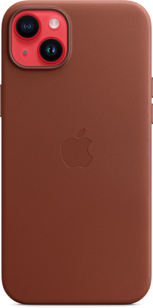 Etui Apple MagSafe Leather Case do Apple iPhone 14 Plus Umber (MPPD3) - obraz 5