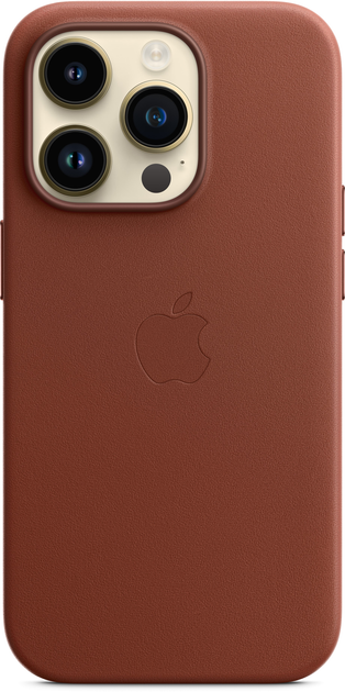 Etui Apple MagSafe Leather Case do Apple iPhone 14 Pro Umber (MPPK3) - obraz 4