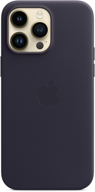 Etui Apple MagSafe Leather Case do Apple iPhone 14 Pro Max Ink (MPPP3) - obraz 2