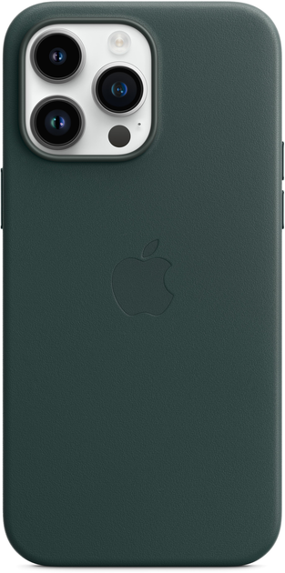 Etui Apple MagSafe Leather Case do Apple iPhone 14 Pro Max Forest Green (MPPN3) - obraz 3