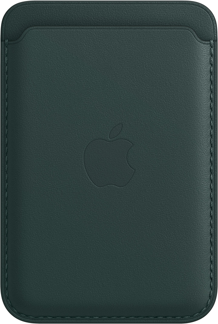 Etui plecki Apple MagSafe Leather Wallet do Apple iPhone Forest Green (MPPT3) - obraz 1