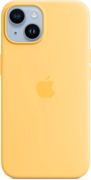 Etui Apple MagSafe Silicone Case do Apple iPhone 14 Sunglow (MPT23) - obraz 1