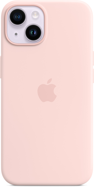 Etui Apple MagSafe Silicone Case do Apple iPhone 14 Chalk Pink (MPRX3) - obraz 4