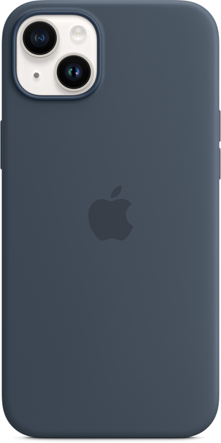 Etui Apple MagSafe Silicone Case do Apple iPhone 14 Plus Storm Blue (MPT53) - obraz 4