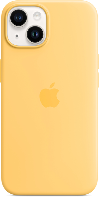 Etui Apple MagSafe Silicone Case do Apple iPhone 14 Sunglow (MPT23) - obraz 6