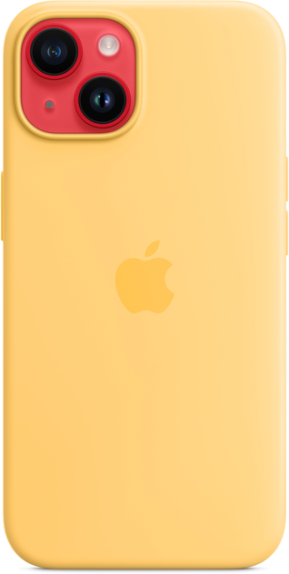 Etui Apple MagSafe Silicone Case do Apple iPhone 14 Sunglow (MPT23) - obraz 7
