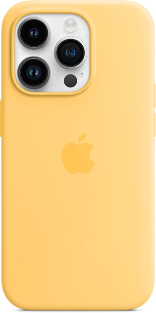Etui Apple MagSafe Silicone Case do Apple iPhone 14 Pro Sunglow (MPTM3) - obraz 5