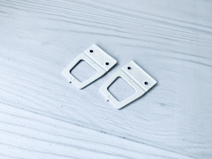 Ручка белая под саморез для москитной сетки Термопласт - изображение 4