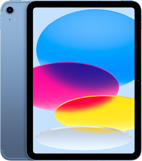 Tablet Apple iPad 10.9" 2022 Wi-Fi + Cellular 64GB Blue (MQ6K3) - obraz 1