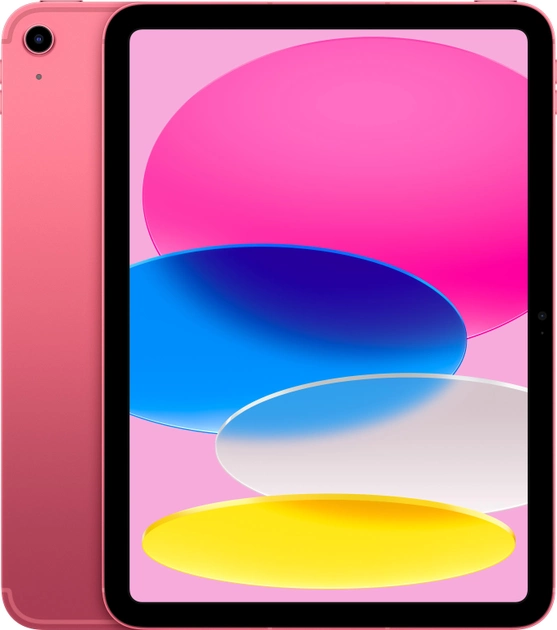 Tablet Apple iPad 10.9" 2022 Wi-Fi + Cellular 64GB Pink (MQ6M3) - obraz 1