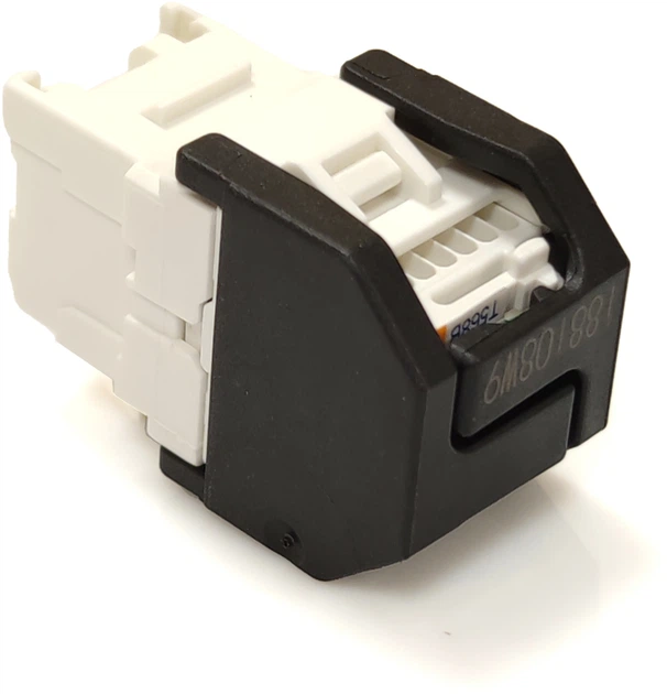 Модуль Corning RJ45 UTP кат. 6 самозажимной KeyStone Белый (FQ100031241) - изображение 4