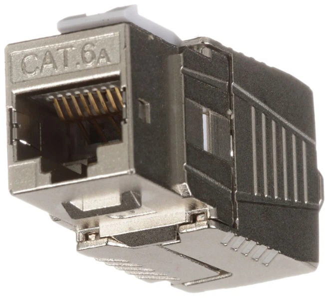 Модуль Panduit RJ45 FTP кат. 6А KeyStone (KJS6X88TC) - Фото 1 Модуль Panduit RJ45 FTP кат. 6А KeyStone (KJS6X88TC) - изображение 1
