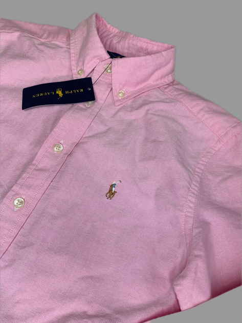 Рубашка Ralph Lauren М 10/12 лет 140-152 см Розовая – Брендовая одежда ...
