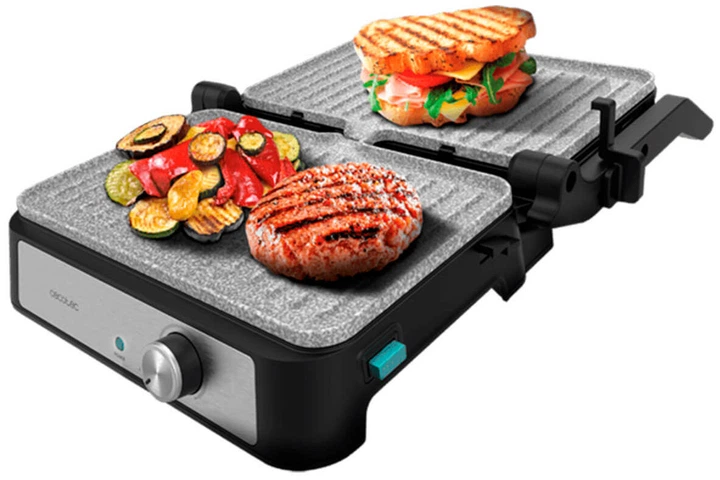 Гриль CECOTEC Rock'nGrill 1500 Take&Clean Stone CCTC-02994 - зображення 2