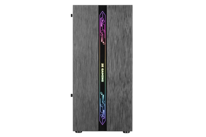Корпус 2E GAMING RUNA (G2107-500),БЖ 2E ATX500G, MidT, 2xUSB2.0,1xUSB3.0, 1x120мм ARGB+стрічка , скло (бічна панель),чорний - изображение 4