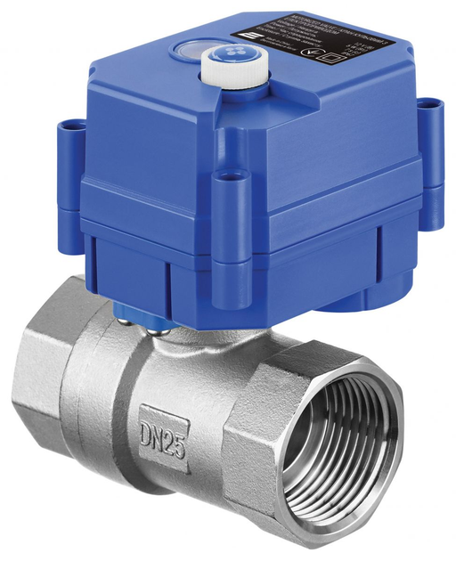 Кран кульовий з електроприводом 2E HC12B, 1/2”, 12В, 5Вт, 10 (16) бар ...