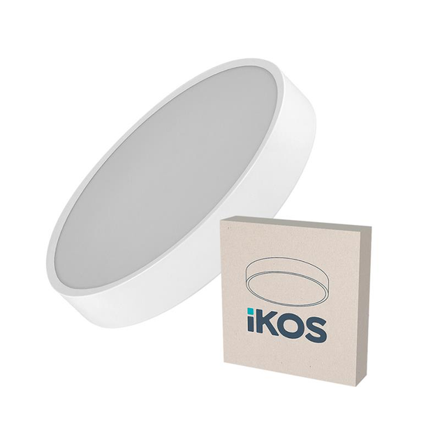 Светильник потолочный с пультом ДУ Ikos Colo 40W 2800-6500К IP20 0002-BLG - изображение 1