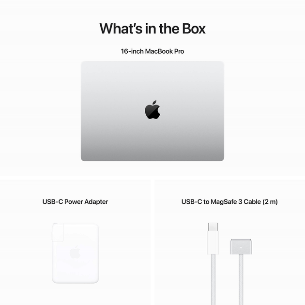 Ноутбук Apple MacBook Pro 16" M2 Pro 512GB 2023 (MNWC3ZE/A) Silver - зображення 6