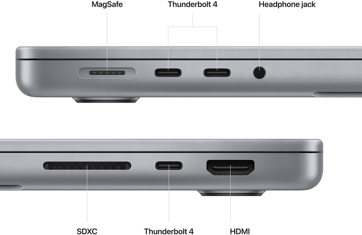 Laptop Apple MacBook Pro 14" M2 Max 1TB 2023 (MPHG3ZE/A) Space Gray - obraz 5