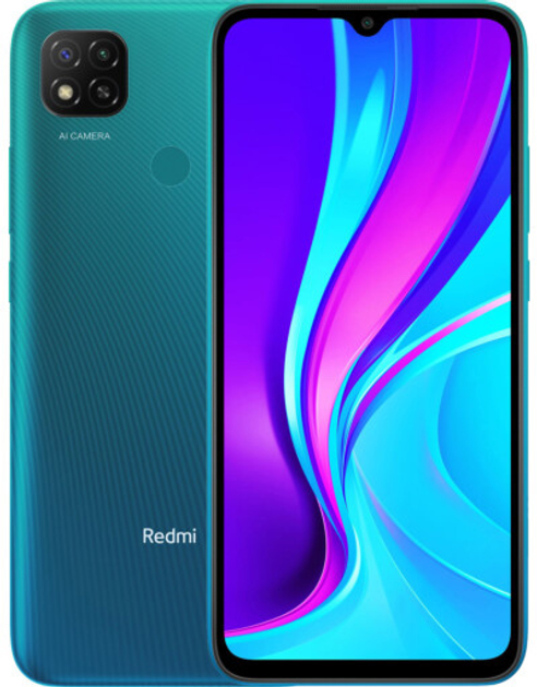 Smartfon Xiaomi Redmi 9C 2/32GB NFC Aurora Green - obraz 2