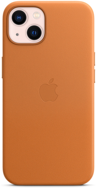 Etui Apple MagSafe Leather Case do Apple iPhone 13 Golden Brown (MM103) - obraz 4