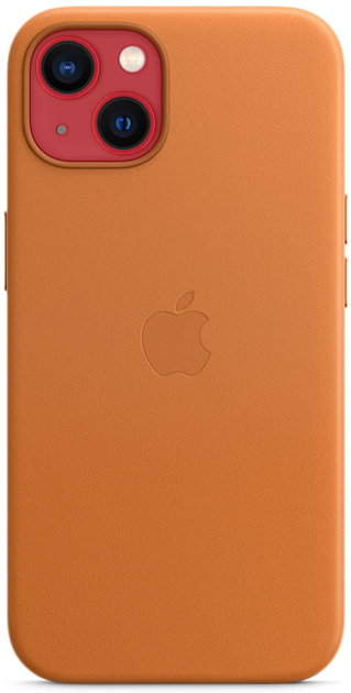 Etui Apple MagSafe Leather Case do Apple iPhone 13 Golden Brown (MM103) - obraz 5