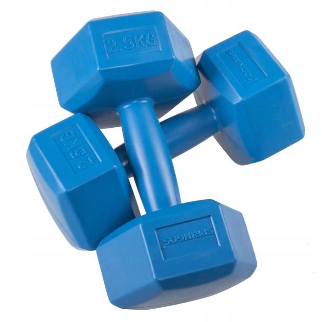 Гантели Springos Hex 2 x 2.5 кг FA1033 - изображение 5